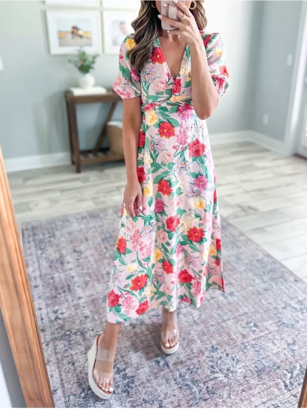 Old Navy Fit and Flare Linen blend Maxi Dress NWT